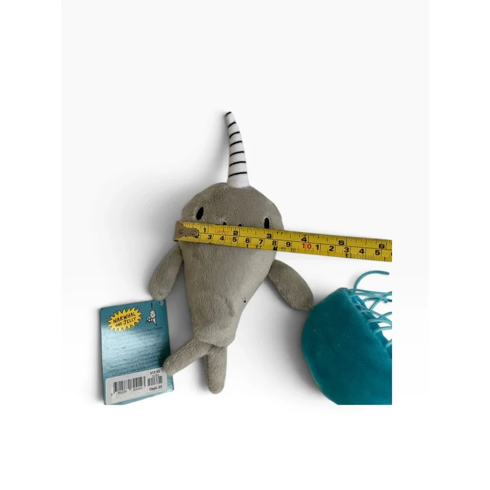 Narwhal and Jelly Plush Set Ben Clanton Tentacles Soft Toy Stuffed Animal